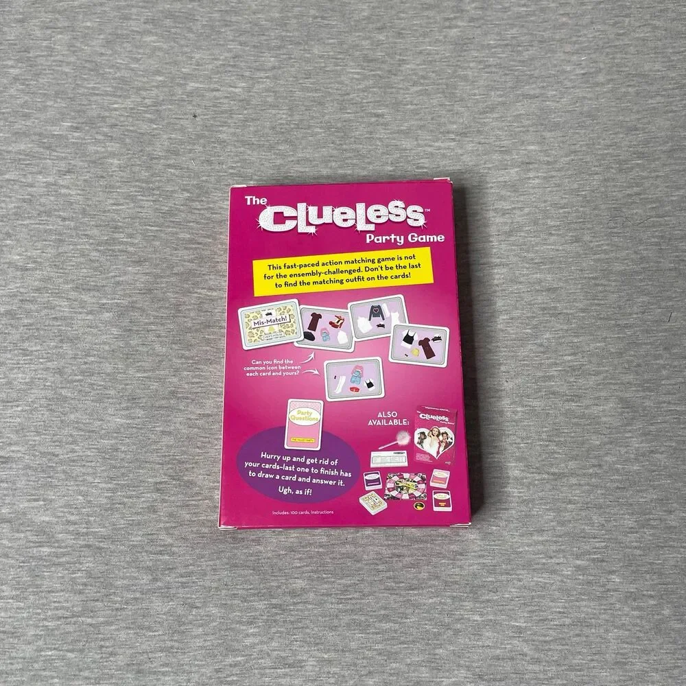 Clueless Party Game Ugh As if! Edition Card Game